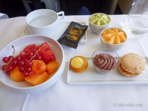 エールフランスビジネスクラスの機内食はやっぱり美味しかった!
