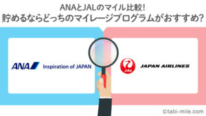 ANAとJALのマイル比較！貯めるならどっちのマイレージプログラムがおすすめ？