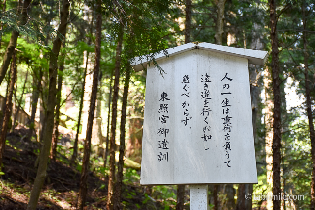 日光東照宮教訓