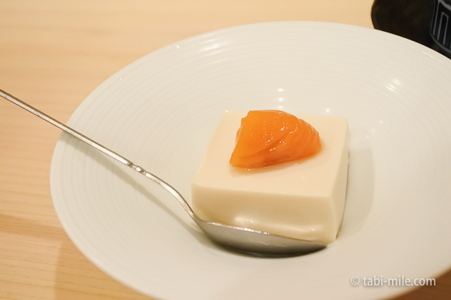 銀座レストランウィーク日本料理和久田ごまとミルクのプリン