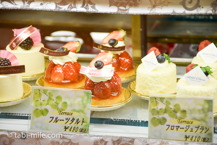 ホテルオークラ東京ベイ　売店　ケーキ　タルト