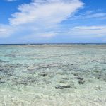 グアム旅行　ココパームガーデンビーチ　澄んだ海