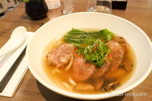 リージェント台北「azie」台湾牛肉麺は塩ベースで美味♪あっさり派におすすめ♪台湾旅行記