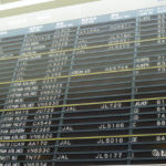 空港電光掲示板