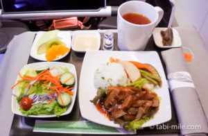 ハワイアン航空ビジネスクラス機内食とアメニティはハワイを感じられる♪-ハワイ旅行記ブログ