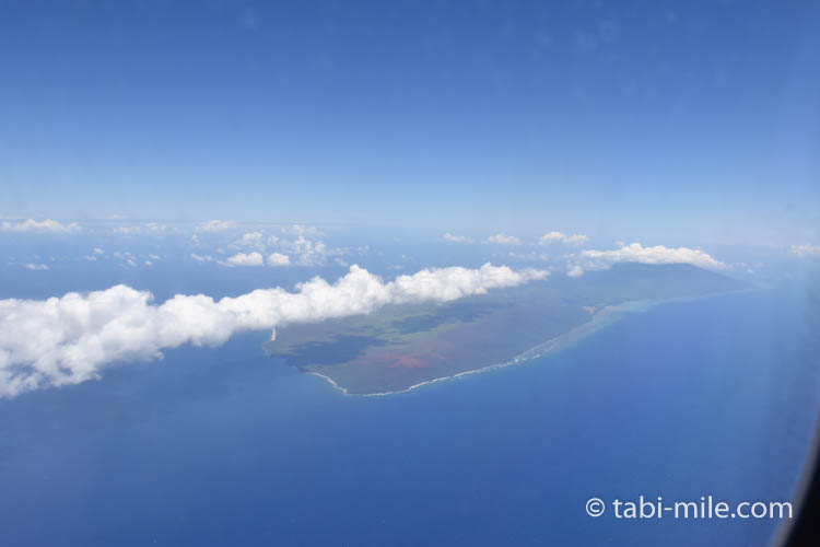 ハワイアン航空ホノルルからハワイ島へのフライト58