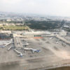 広島空港空港上空からの写真