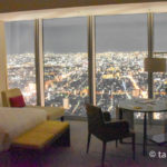 大阪マリオット都ホテル部屋からの夜景