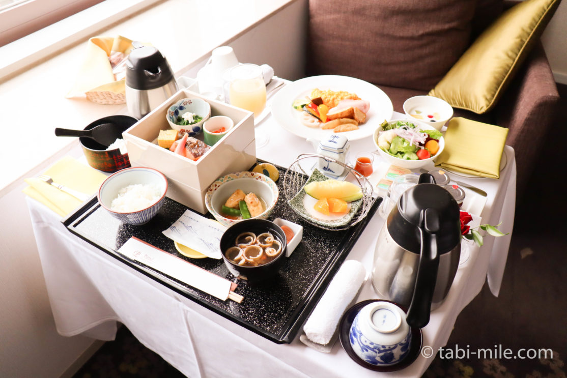 ザ・プリンス さくらタワー東京 オートグラフ コレクション　ルームサービス朝食と夕食