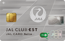 JAL CLUB EST(CLUB EST JALカードSuica 普通カード)券面画像