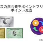 アメックス年会費ポイント充当
