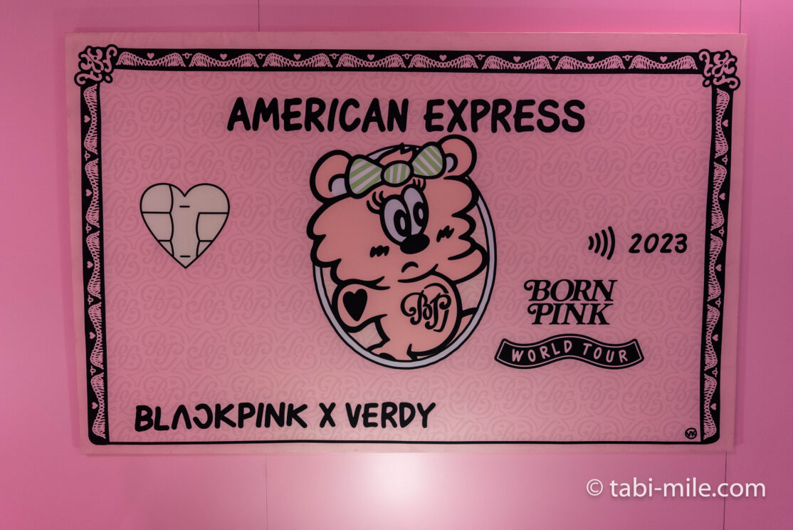 BLACKPINK'BORN PINK' ポップアップストアPresented by Amex アメックスとのコラボ券面
