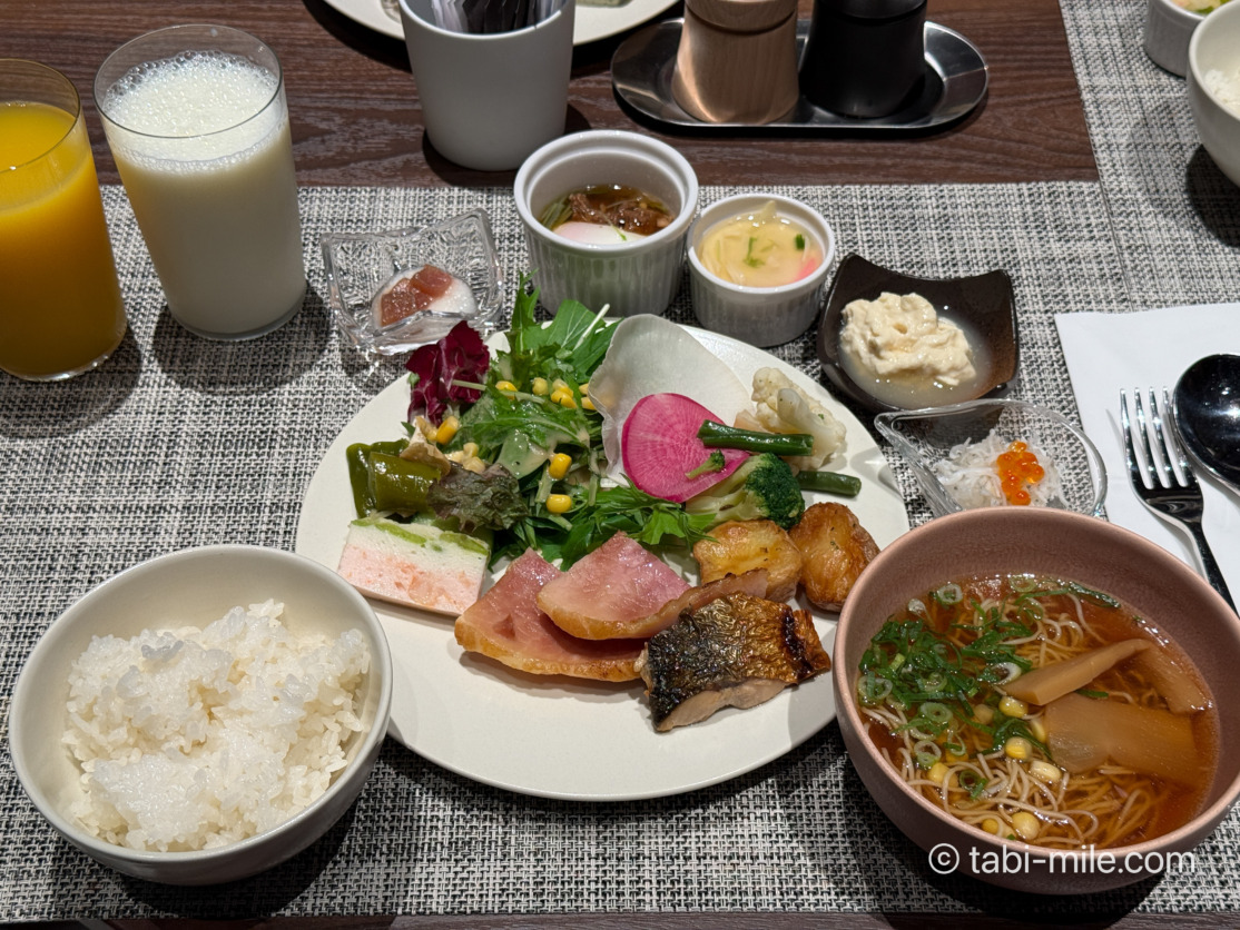 ヒルトン京都 朝食ビュッフェ 食べたご飯