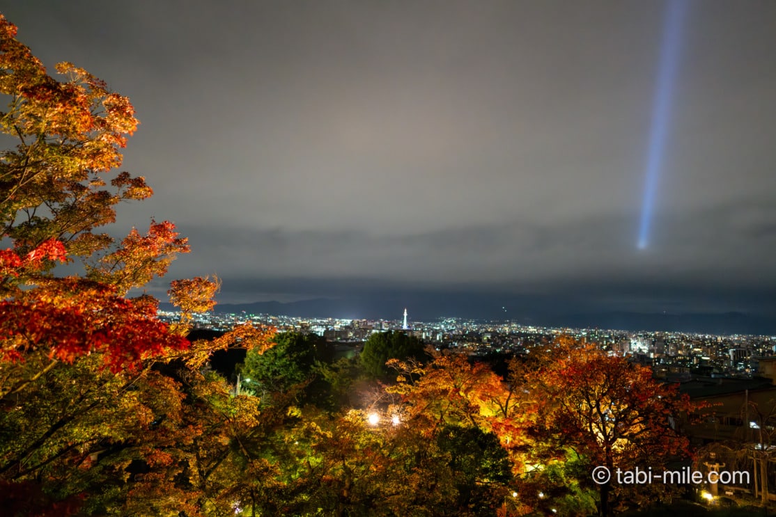 清水寺夜間特別拝観「世界遺産 清水寺 2024秋のナイトビューイング Only for Amex」京都市街