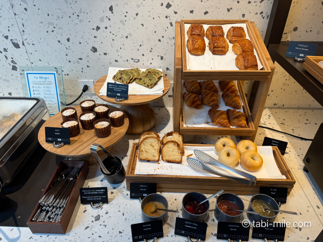 ヒルトン京都 エグゼクティブラウンジ 朝食