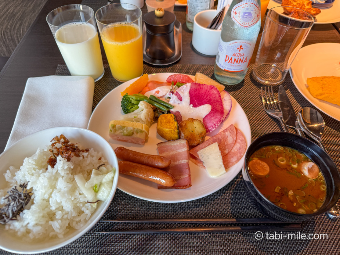 ヒルトン京都 エグゼクティブラウンジ 朝食