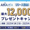 ANAガスキャンペーン