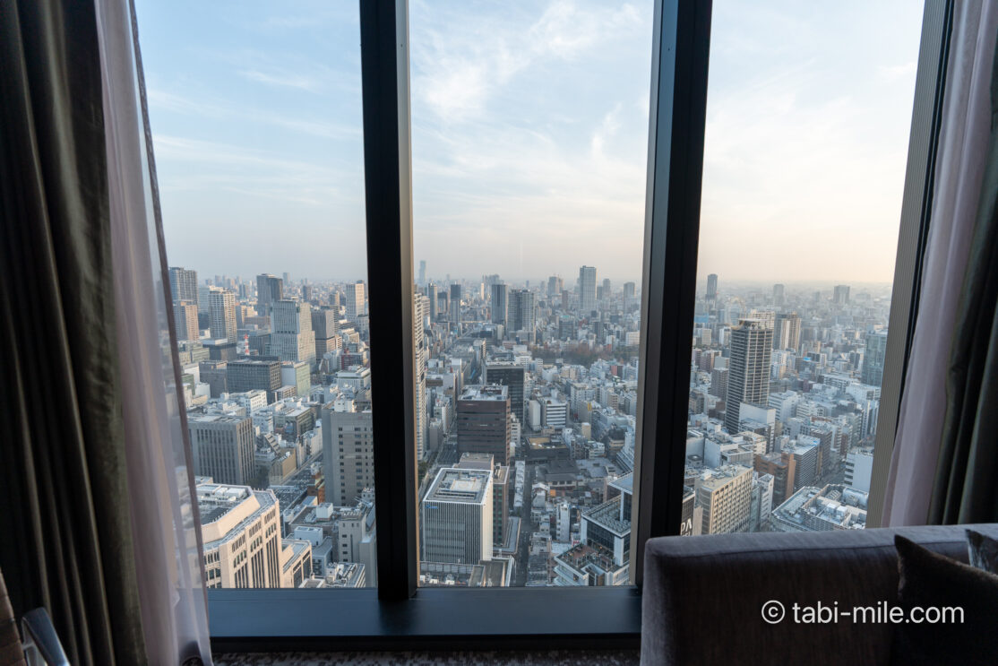 コンラッド大阪_ツインプレミアムビュールーム 部屋からの景色