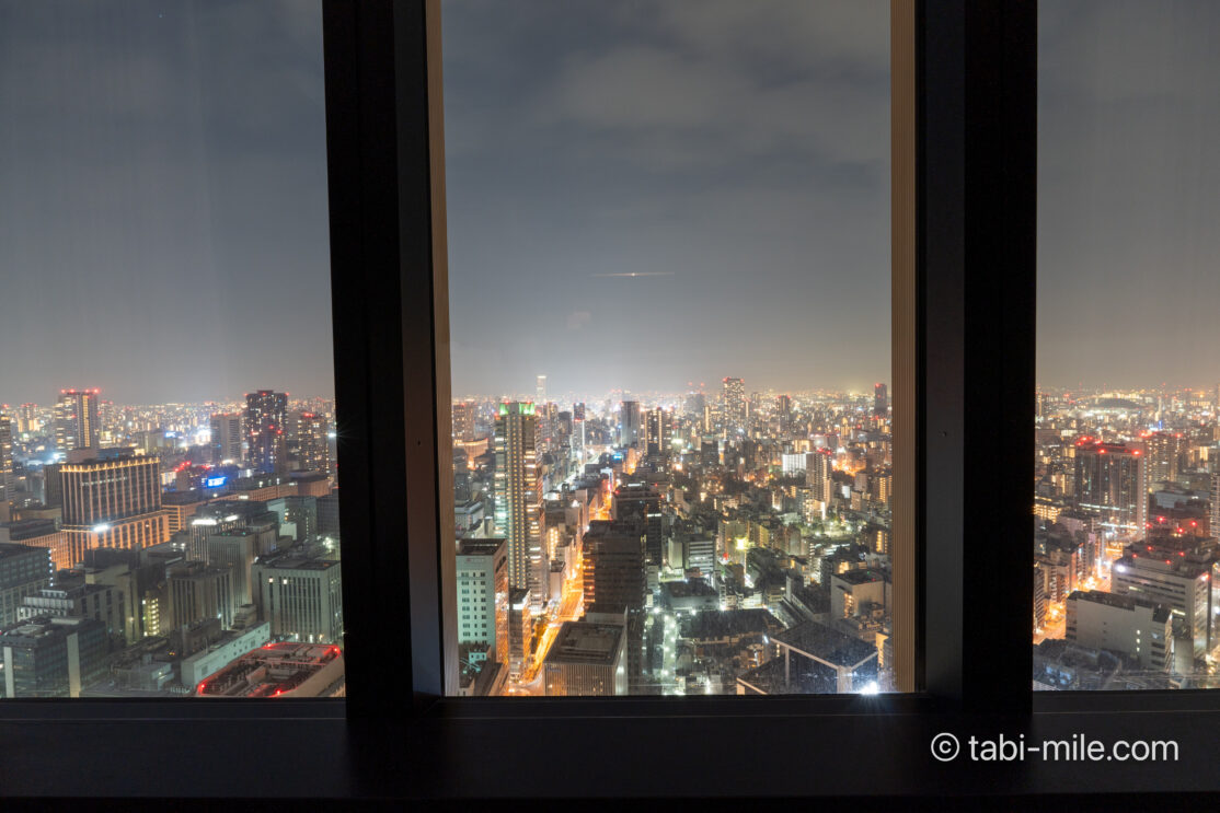 コンラッド大阪_ツインプレミアムビュールーム 部屋からの景色