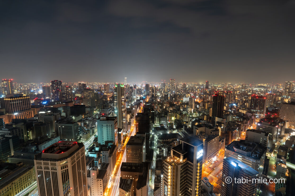 コンラッド大阪_ツインプレミアムビュールーム 部屋からの景色