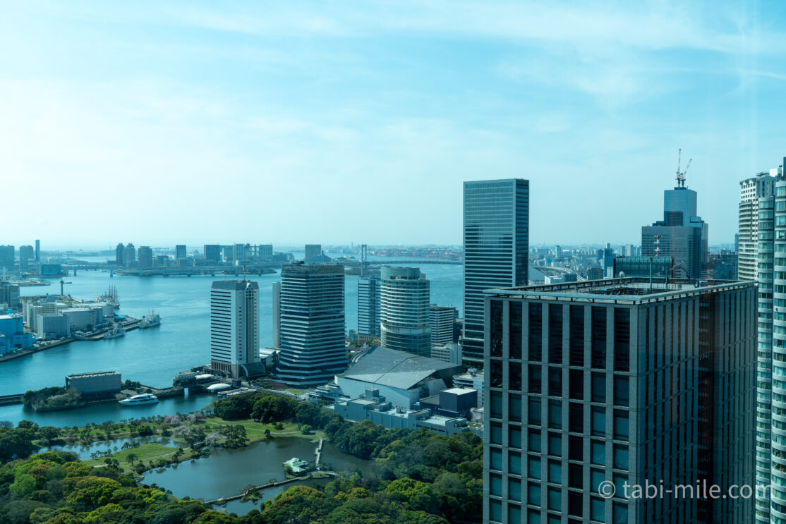 コンラッド東京_ベイビュールーム_宿泊記_部屋からの景色