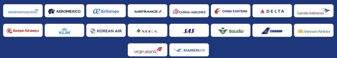 スカイチーム加盟航空会社