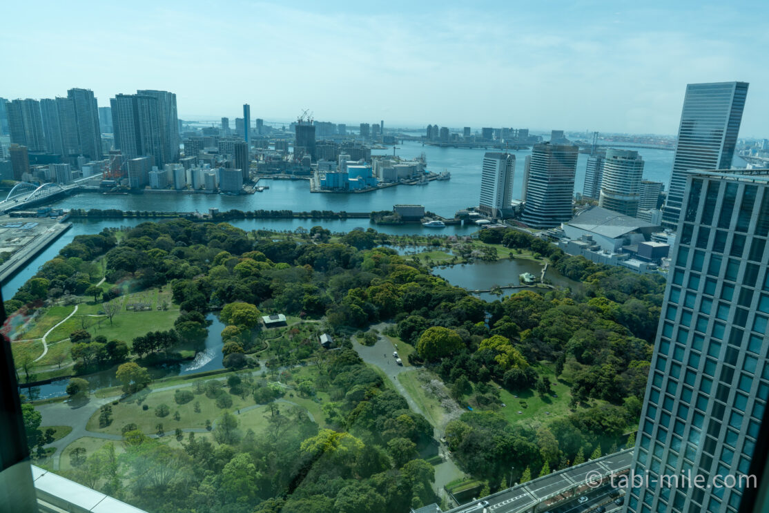 コンラッド東京_ベイビュールーム_宿泊記_部屋からの景色