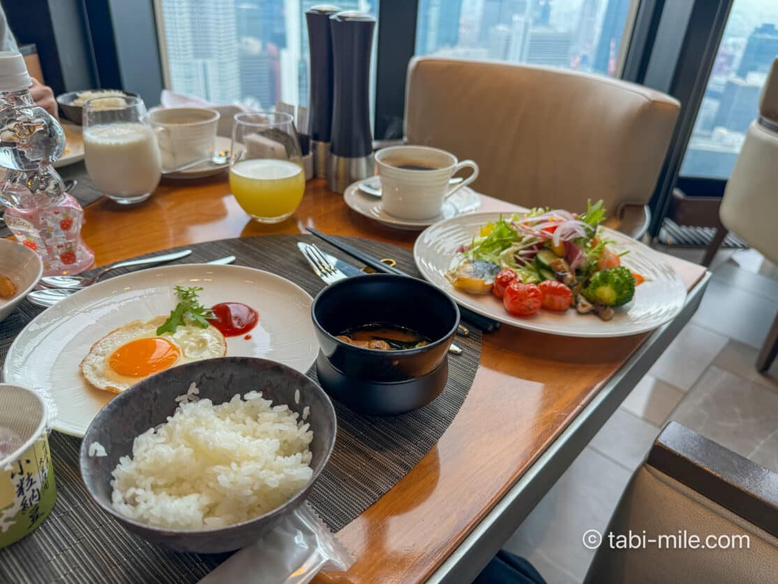 コンラッド大阪朝食ビュッフェ 実際に食べたご飯