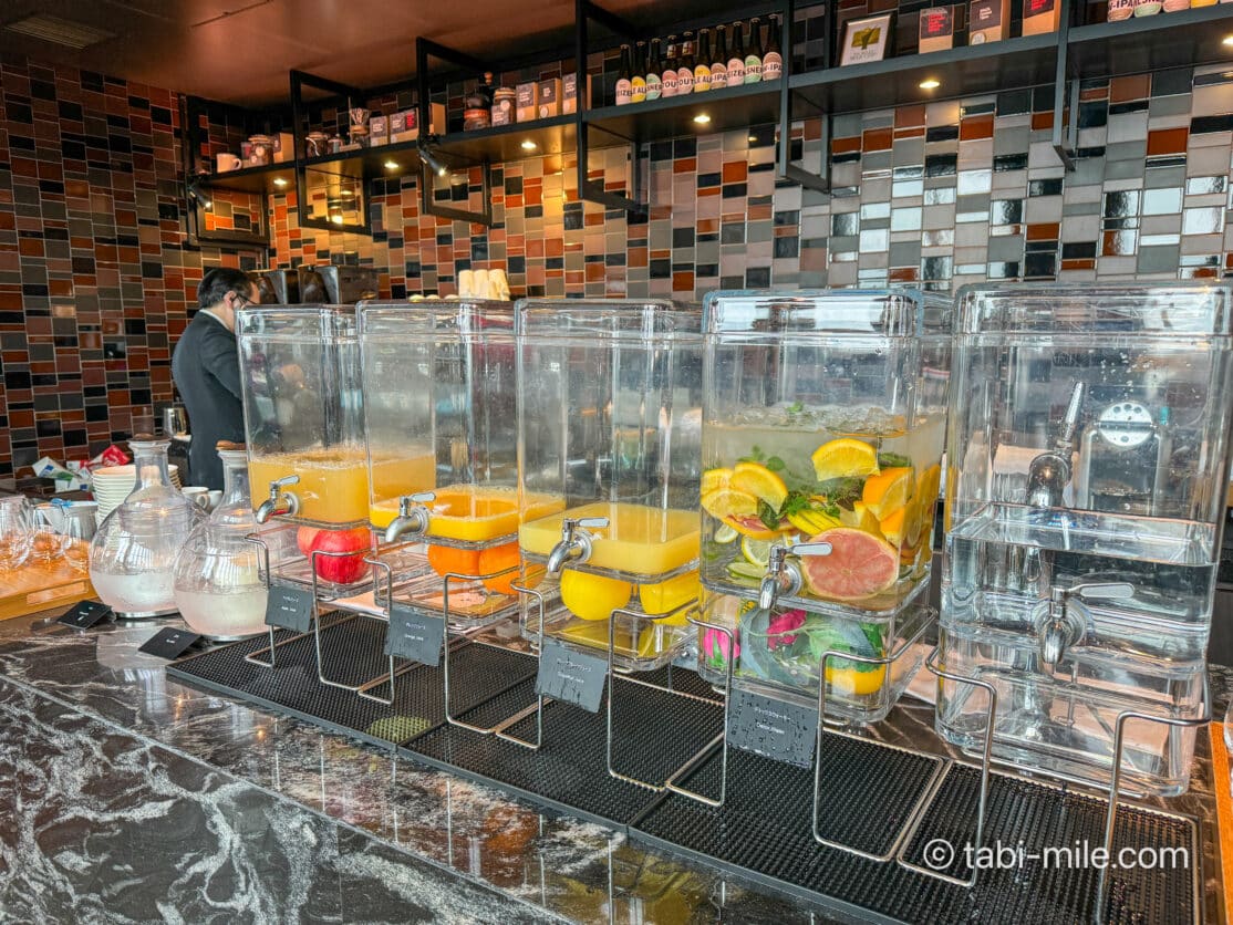 コンラッド大阪朝食ビュッフェの様子