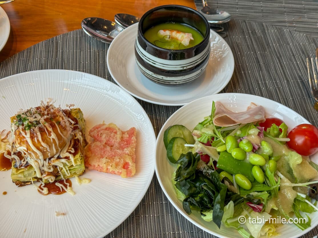 コンラッド大阪朝食ビュッフェ 実際に食べたご飯