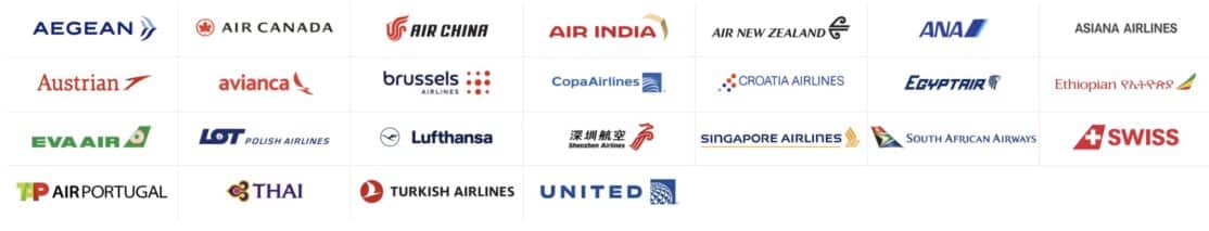 スターアライアンス加盟航空会社一覧