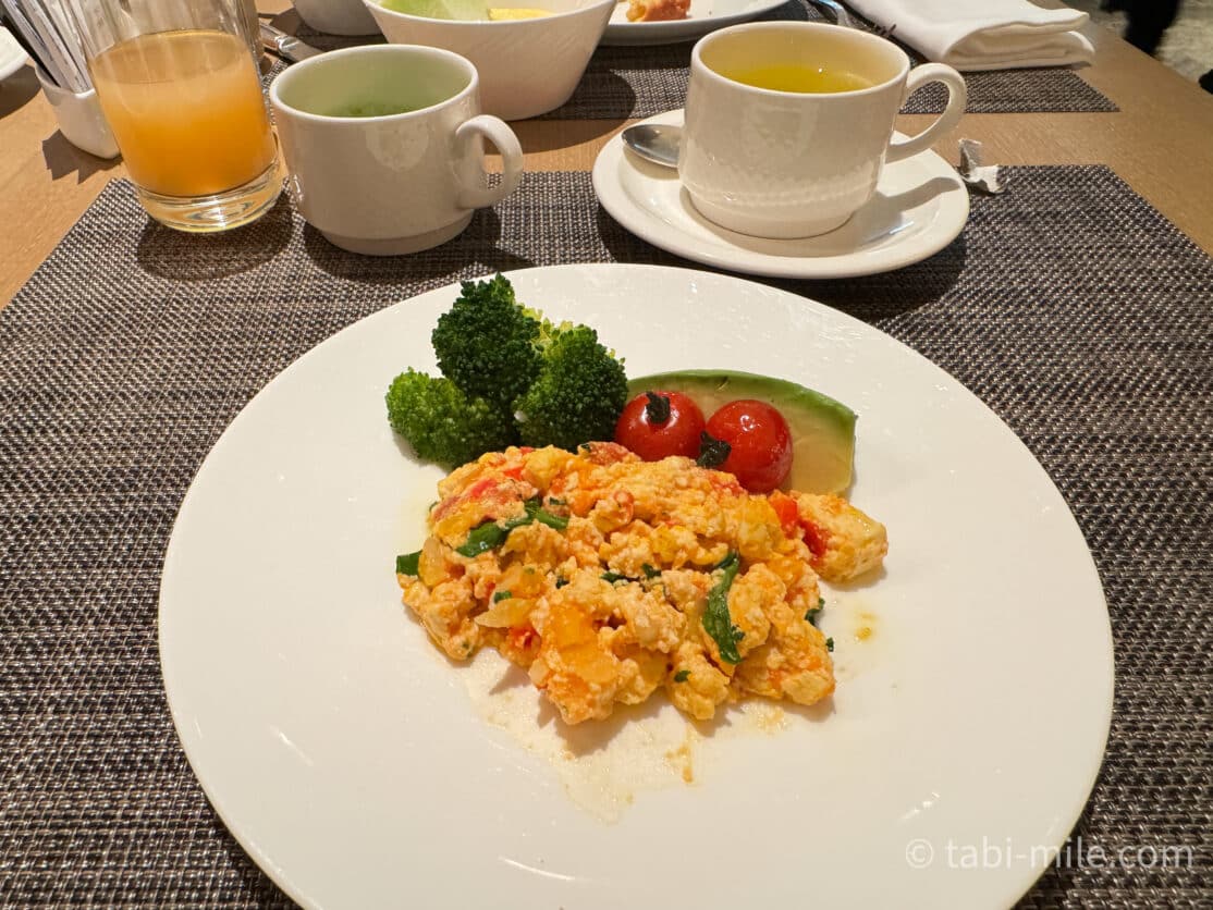 コンラッド東京朝食ビュッフェの様子 実際に食べた朝食