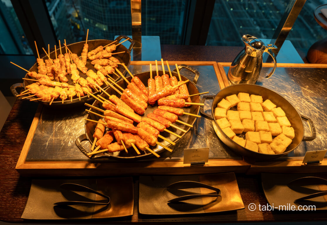 JWマリオット・ホテル東京の素晴らしいエグゼクティブラウンジの全フードプレゼンテーションレビュー！