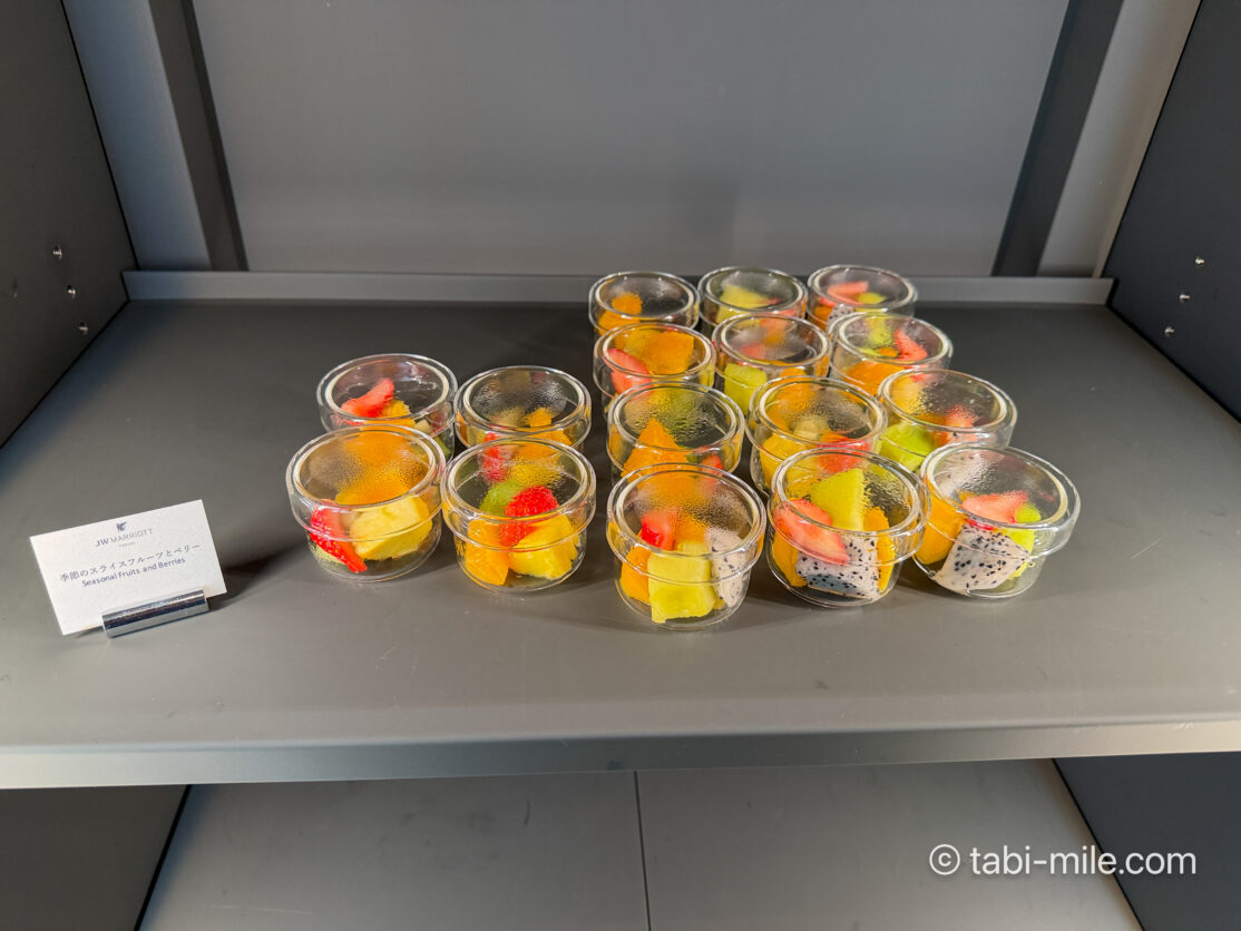 JWマリオット・ホテル東京の素晴らしいエグゼクティブラウンジの全フードプレゼンテーションレビュー！