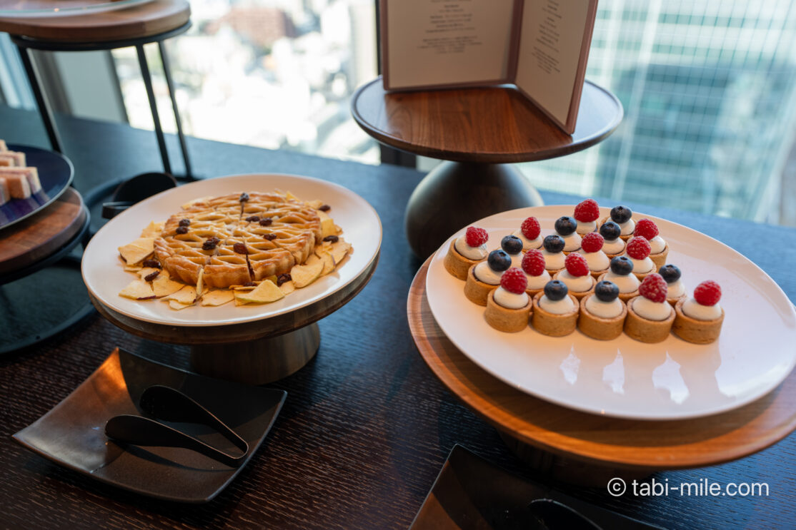 JWマリオット・ホテル東京の素晴らしいエグゼクティブラウンジの全フードプレゼンテーションレビュー！