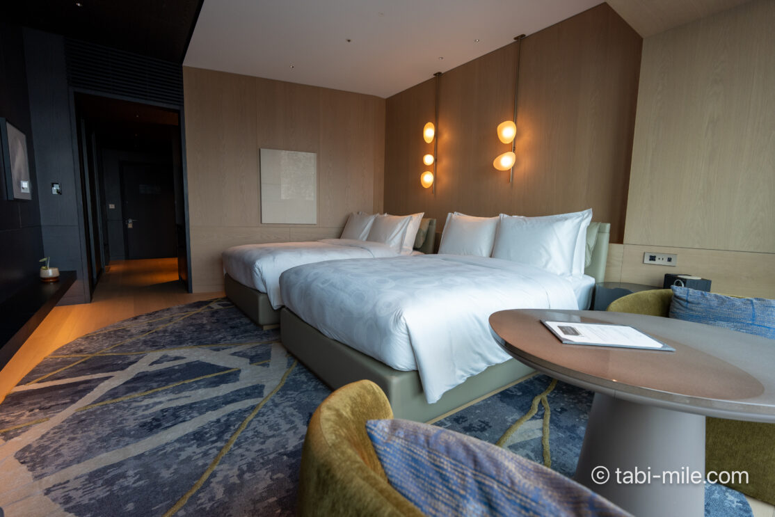 JWマリオット・ホテル東京宿泊記|ジュニアスイート、ベイデラックス、アーバンデラックスレビュー!圧巻のプールも写真で解説