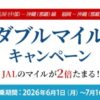 JAL、沖縄〜中部・福岡線でダブルマイル